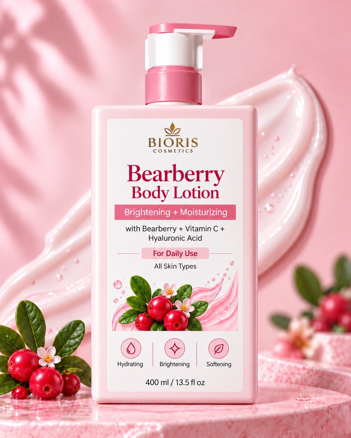 Bearberry Body Lotion — included in the three-product Bearberry body care set